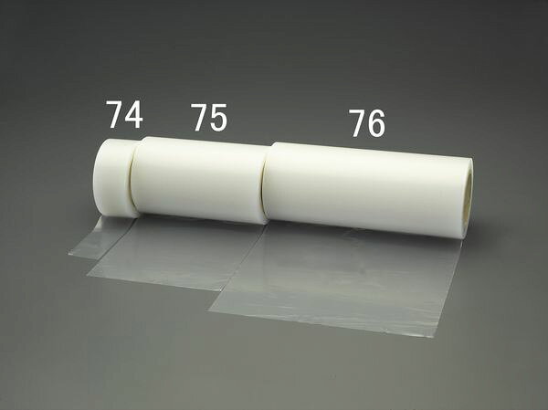 材質：基材：ポリエチレン 粘着剤：アクリル系芯内径：76mm（3”）アルミ、ステンレス等の金属板やサッシ等の表面を保護し、剥がした後も残りません。幅：200mm長さ：100m厚さ：0.05mm色：透明000012292989楽天 JP店　