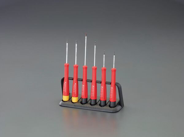 【メーカー在庫あり】 6本組 [+ -]ドライバー(精密用) EA552AM-100 JP店