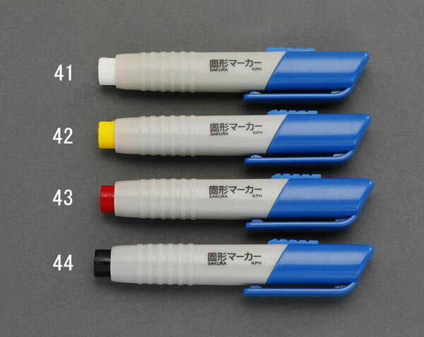 【メーカー在庫あり】 [赤] 固形マーカー(建築用/ホルダー付) EA581E-43 JP店