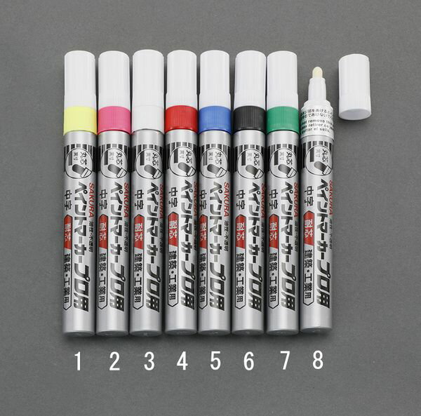Other - 【メーカー在庫あり】 [緑/中字] 油性ペイントマーカー(工業用 EA765MV-7 JP店
