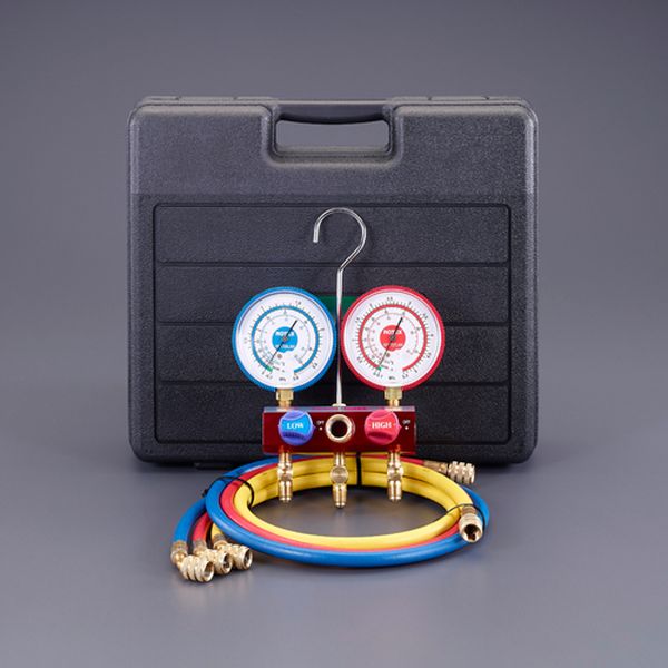 【メーカー在庫あり】 エスコ ESCO [R32、R410A] ボールバルブ式マニホールドキット EA101TR-12 JP店