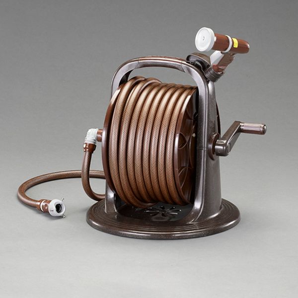 【メーカー在庫あり】 エスコ ESCO 15/20mmx30m ホースリール(シャワー付) EA124KC-13 JP店