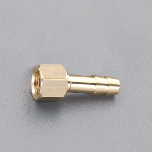 アウターコーン付材質：真鍮ねじ径：G（PF）1/2”適合ホース内径：1/4”（6mm）入数：1個使用圧力：1.2MPaEA141AT-42A楽天 JP店　