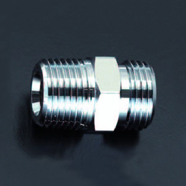 材質：真鍮(クロムメッキ)使用圧力：1MPa使用温度：-15〜60℃(凍結なきこと)ねじ径：R（PT）1/8”×G（PF）1/8”入数：1個EA141AV-201A楽天 JP店　