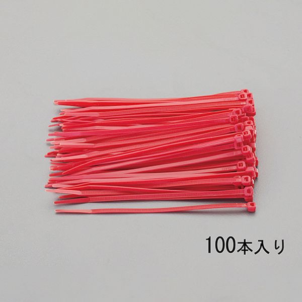 色：赤全長：203mm幅：2.5mm最大径：55mmループ引張強度：8kgf厚み：1.4mm使用温度範囲：-40〜85℃入数は100本入りです。EA475C-200M楽天 JP店　