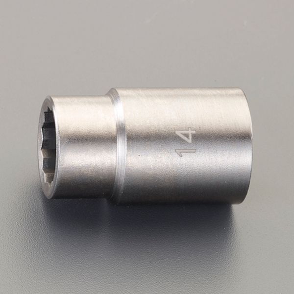 【メーカー在庫あり】 エスコ ESCO 1/2"DRx 6mm ソケット(チタン合金製) EA618WP-6 JP店