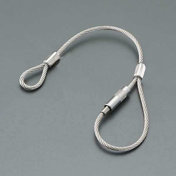 【メーカー在庫あり】 エスコ ESCO 3.0mmx1.0m/7x19 ワイヤーループキャッチ(ステンレス製) EA628SA-51 JP店