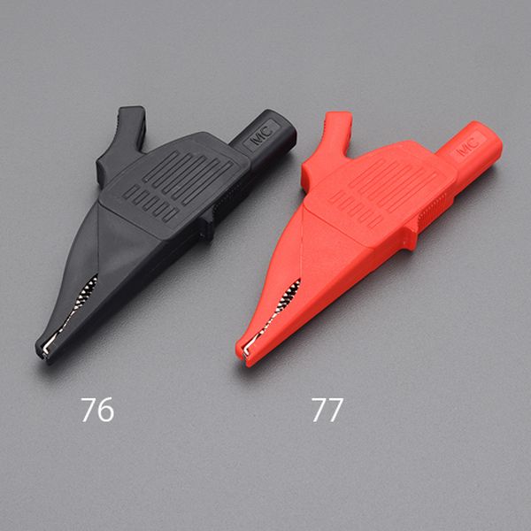 【メーカー在庫あり】 エスコ ESCO ワニ口クリップ (大口径/赤) EA707NC-77 JP店