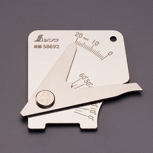 【メーカー在庫あり】 エスコ ESCO 溶接ゲージ(ステンレス製/軽量) EA719K-4 JP店