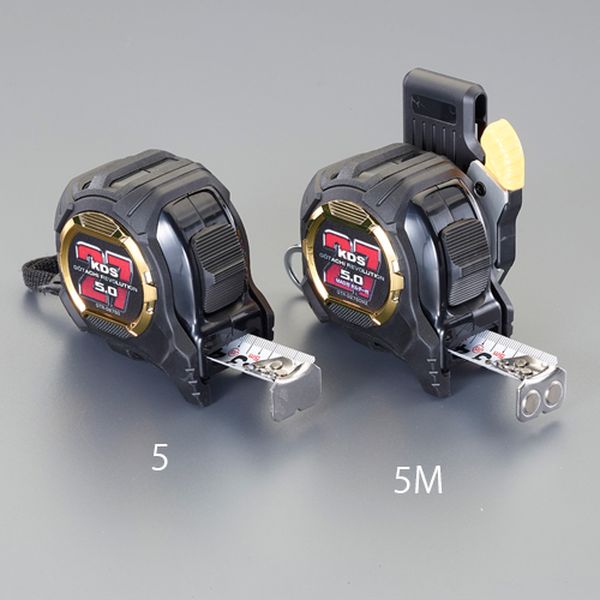 【メーカー在庫あり】 エスコ ESCO 27mmx5.0m メジャー(ホルダー・マグネット爪付) EA720CC-5M JP店