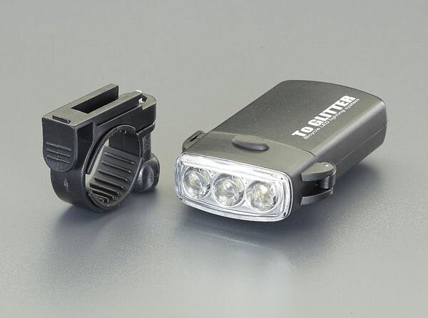 【メーカー在庫あり】 エスコ ESCO [単4x3本] 自転車用ライト/LED、防 EA758HC-13 ...
