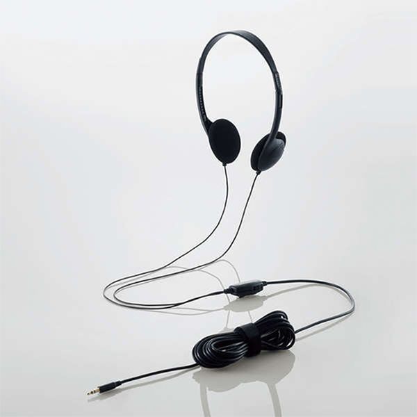 【メーカー在庫あり】 エスコ ESCO 5 m ステレオヘッドホン(リアバンドタイプ) EA763BC-20B JP店