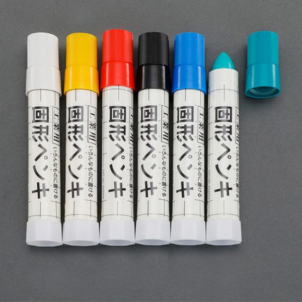 【メーカー在庫あり】 エスコ ESCO 6本組[中字] 油性固形ペンキセット( EA765MV-50 JP店