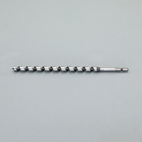 六角シャンク：6.35mm(1/4”)サイズ(mm)：12(先端)全長(mm)：270有効長(mm)：195重量(g)：103材質：普通鋼適正回転数：3,000rpm以下インパクトドライバでの深い貫通穴あけに先ネジとケガキ刃を従来ドリルより小さくすることで、インパクトドライバ使用時の切削抵抗を抑えられバッテリー寿命が20％UPしますドリル先端が先ネジタイプです先ネジの回転力を利用して、押さえつけなくてもスムーズな穴あけが可能です入数：1本EA824WG-312楽天 JP店　