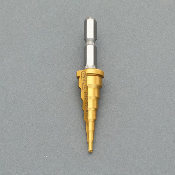 【メーカー在庫あり】 エスコ ESCO M4-M12 ステップドリル(1/4インチ六角軸.タップ下穴用） EA825GT-1 ..