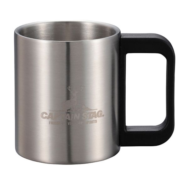 【メーカー在庫あり】 エスコ ESCO 250ml 70x104x 80mm マグカップ(ステンレス製) EA913XC-81 JP店 2