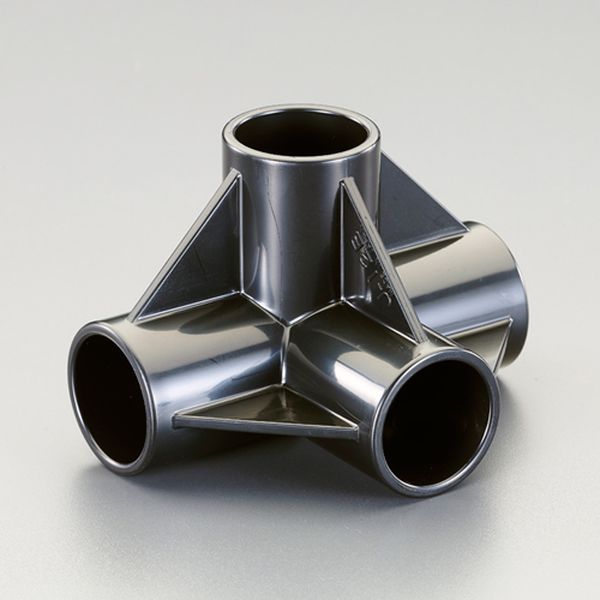 【メーカー在庫あり】 エスコ ESCO [パイプラック用] 4方向プラスチックジョ EA976BY-326 JP店