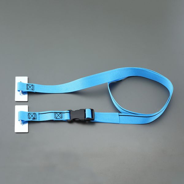 【メーカー在庫あり】 エスコ ESCO 1500mm スチール棚用耐震ベルト(両面 EA979CP-150 JP店