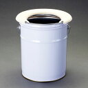 【メーカー在庫あり】 エスコ ESCO トイレ缶(防災避難用/便座付) EA991AG-14 JP店