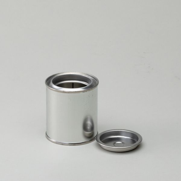 容量：80mlサイズ：φ55×60(H)mm口内径：φ35mm材質：ブリキ（スチール）入数：10個塗料の小分け用にブリキ缶は錆びますので、取り扱いにはご注意ください。000012331631楽天 JP店　