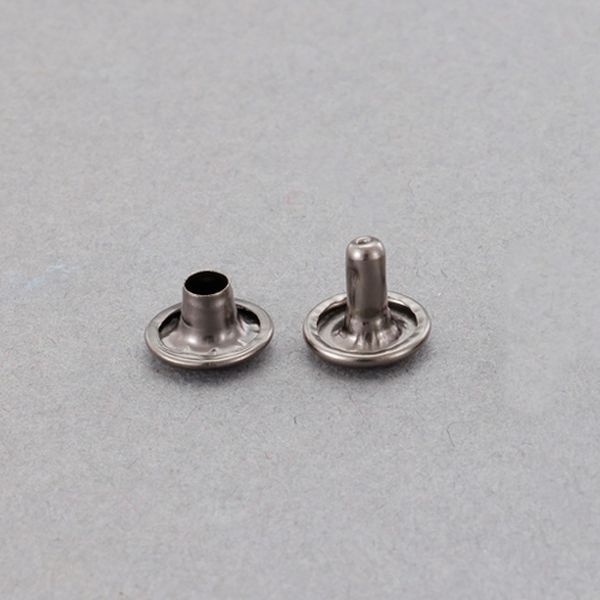 【メーカー在庫あり】 エスコ ESCO 9mm/ 8.5mm 大カシメピン(鉄ブラックメッキ/30組 000012332793 JP店