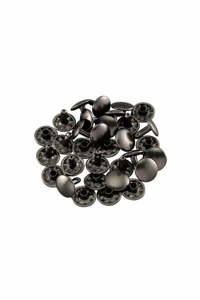 【メーカー在庫あり】 エスコ ESCO 13mm 特大カシメピン(ブラックニッケルメッキ/20組) 000012332798 JP店