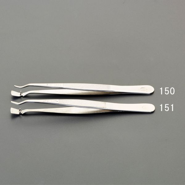 【メーカー在庫あり】 エスコ ESCO 120mm/ 37S WAFER用ピンセット(ステンレス製) 000012333144 JP店