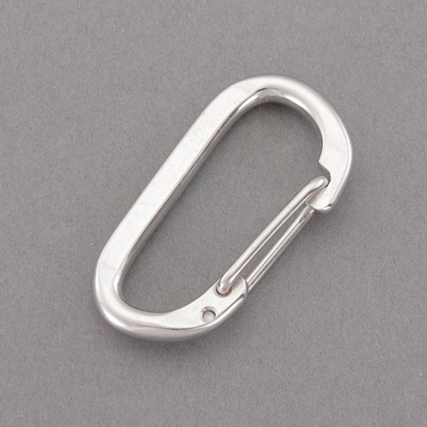 【メーカー在庫あり】 エスコ ESCO 52.5x30.0mm D型カラビナ(ステンレス製) 000012...