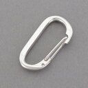 【メーカー在庫あり】 エスコ ESCO 80.0x45.0mm D型カラビナ(ステンレス製) 000012333983 JP店