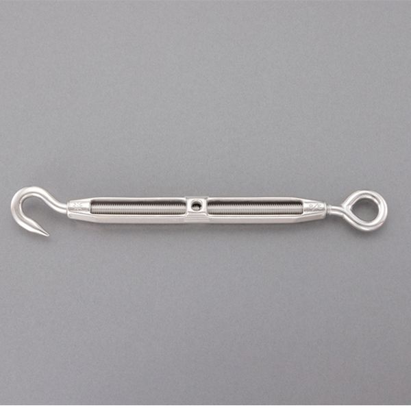 【メーカー在庫あり】 エスコ ESCO 7.9mm ターンバックル(Hook & Eye/ステンレス製) 000012334064 JP店