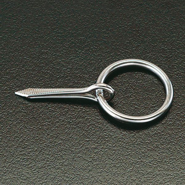 【メーカー在庫あり】 エスコ ESCO 45mm 打込み丸カン(ステンレス製) 000012004886 JP店