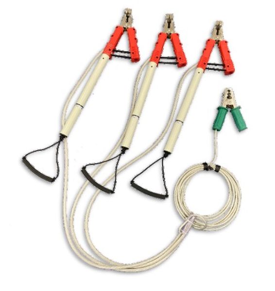 メーカー：長谷川電機工業型番：HA型 アースフックアース線：22m-1.2m×3本、 8m-5m×1本クリップ範囲：φ5〜20mm重量：4.5kg6600V用絶縁ゴムクリップ小さな力でクリップの開閉が可能です。延長棒により高所・狭所へも楽々快適持運びに便利な収納バッグ付入数：1組000012346912楽天 JP店　