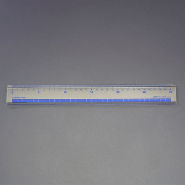 測定目盛：30cmサイズ：320×40×2.2(t)mm材質：再生アクリル樹脂(インジェクション成型)重量(g)：355cmごとの数字が大きくなっている見やすい定規です。入数：1本000012334564楽天 JP店　