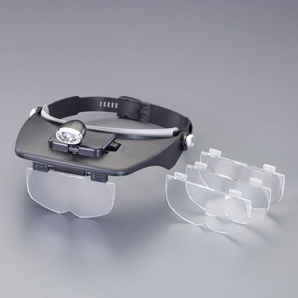 【メーカー在庫あり】 エスコ ESCO x1.2/x1.8/x2.5/x3.3 ヘッドルーペ 000012335234 JP店