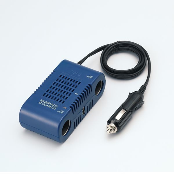 【メーカー在庫あり】 エスコ ESCO DC24V→DC12V/15A(USB 2.4A) コンバーター 000012339285 JP店