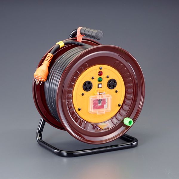 【メーカー在庫あり】 エスコ ESCO AC200Vx30m コードリール(三相・過負荷漏電遮断) 000012326465 JP店