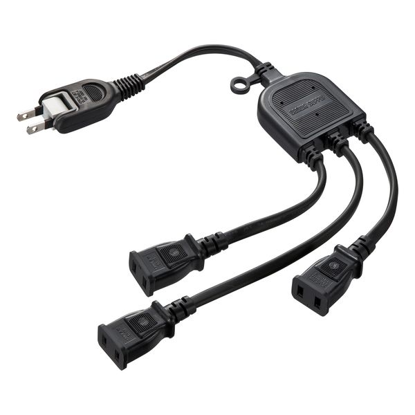 【メーカー在庫あり】 エスコ ESCO AC125V/15Ax0.5m 分配コード(3口) 000012339362 JP店