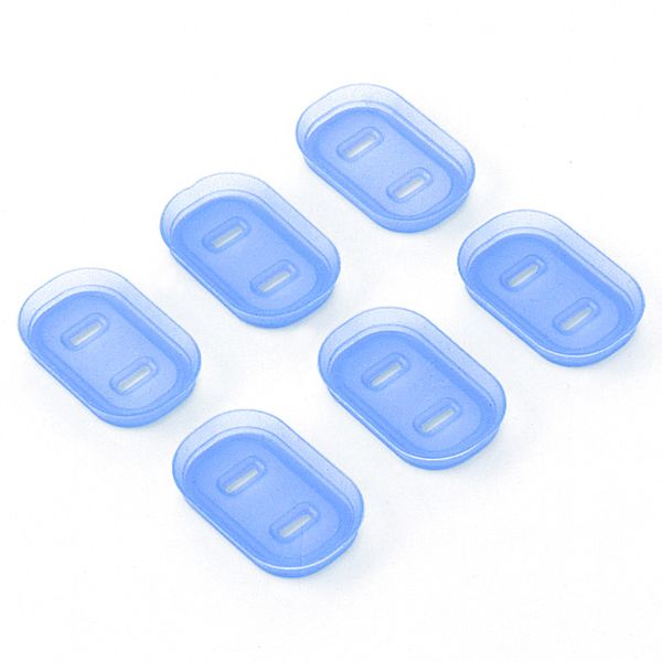 【メーカー在庫あり】 エスコ ESCO 安全カバー/2Pプラグ(青/6個) 000012339395 JP店