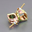 【メーカー在庫あり】 エスコ ESCO φ42.7/φ48.6mmxφ60.5mm サポートクランプ(直交 000012342158 JP店