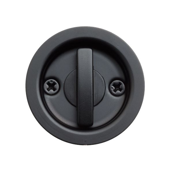 仕様：表示錠取付ドア厚：28〜36mmバックセット：38mm色：黒材質：錠：SUS304、亜鉛ダイカスト ストライク：SUS304、鋼板 丸座：アルミ、亜鉛ダイカスト前後調節受座付後付大型サムターン付入数：1個000012344342楽天 JP店　