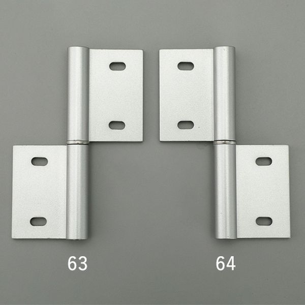 【メーカー在庫あり】 エスコ ESCO 70x102mm 40角用アルミ旗丁番(左用) 000012345054 JP店