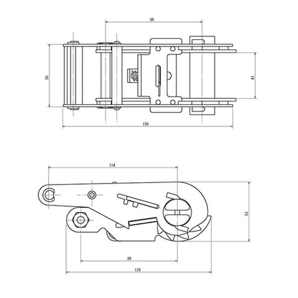 【メーカー在庫あり】 エスコ ESCO 35mmx 6.0m/1010kg ベルト荷締機(エンドレス) 0...
