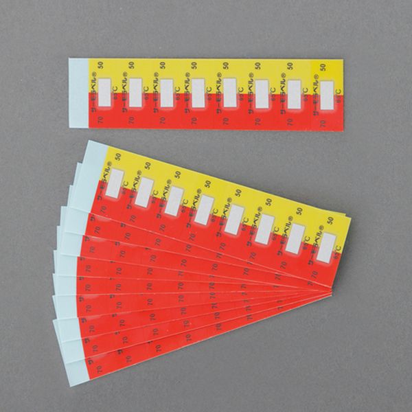 【メーカー在庫あり】 エスコ ESCO 70℃ 示温材(サーモラベル/組合せ型/80枚) 00001...