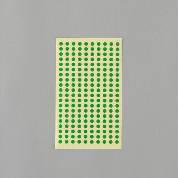 【メーカー在庫あり】 エスコ ESCO φ 5mm/1800片 カラーラベルシール(緑/9枚) 000012344873 JP店