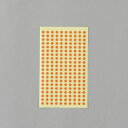 【メーカー在庫あり】 エスコ ESCO φ 5mm/1800片 カラーラベルシール(橙/9枚) 000012344875 JP店