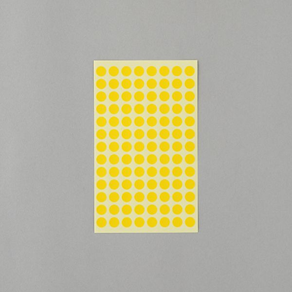 【メーカー在庫あり】 エスコ ESCO φ 9mm/1456片 カラーラベルシール(黄/14枚 000012344886 JP店