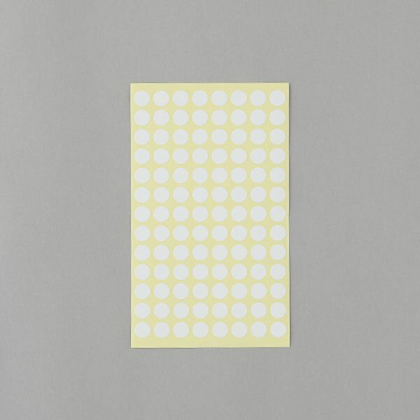 【メーカー在庫あり】 エスコ ESCO φ 9mm/1456片 カラーラベルシール(白/14枚 000012344892 JP店