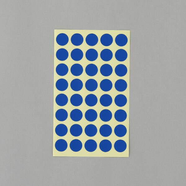 【メーカー在庫あり】 エスコ ESCO φ15mm/ 560片 カラーラベルシール(青/14枚 000012344896 JP店