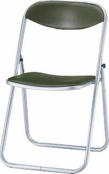 【メーカー在庫あり】 エスコ ESCO 460x465x750mm 折畳み椅子(ビニール/ダークブラウン 000012344935 J..