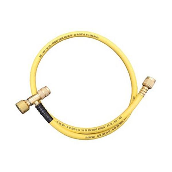 【メーカー在庫あり】 エスコ ESCO 90cm／R32・R410A バルブ付チャージングホース／黄 EA101TB-13 JP店